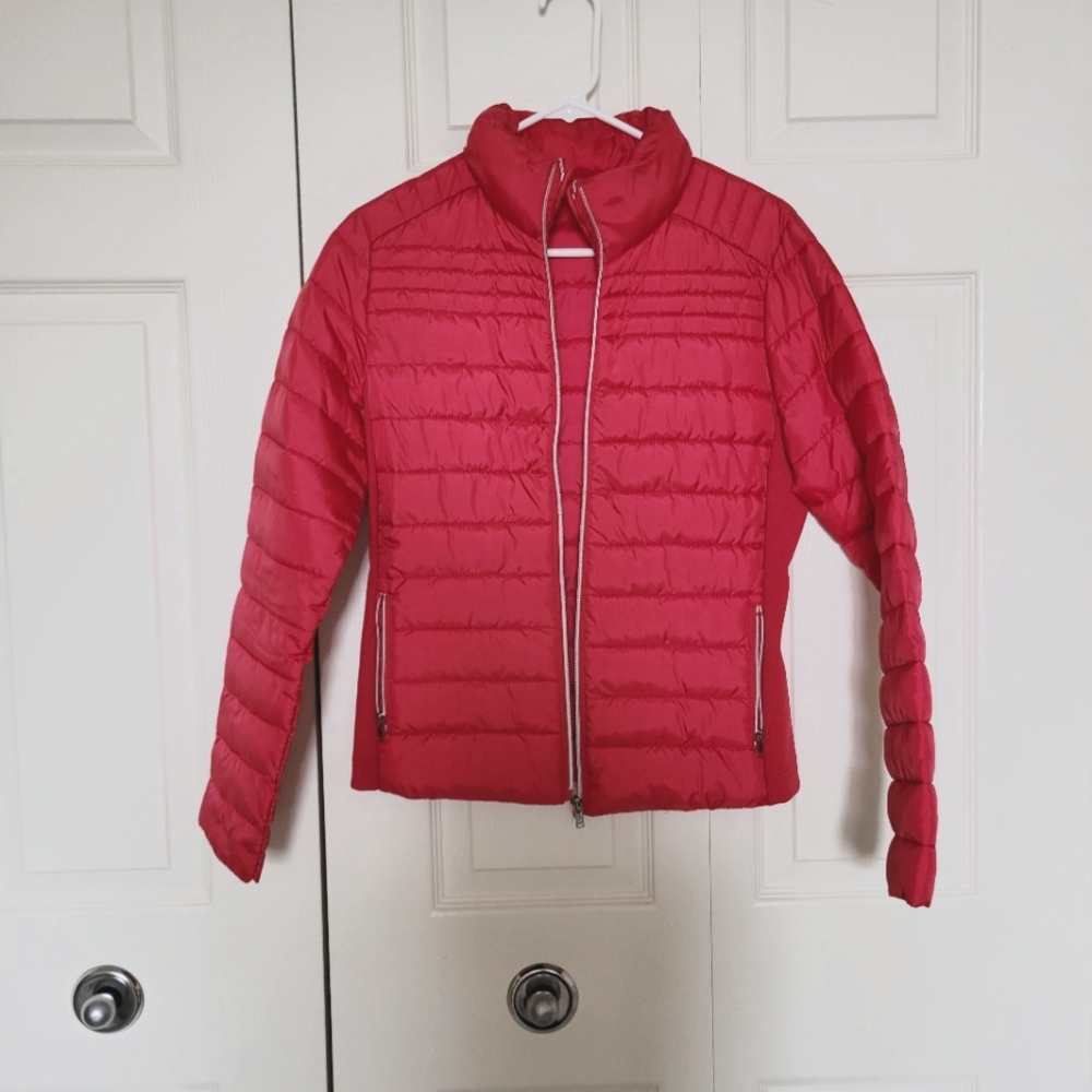 Red puffer jacket - Picture 2 of 8